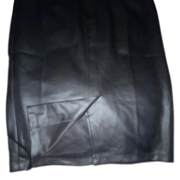 Stefano Di Roma Leather Crop Tee and Long Skirt Set - Picture 9 of 9